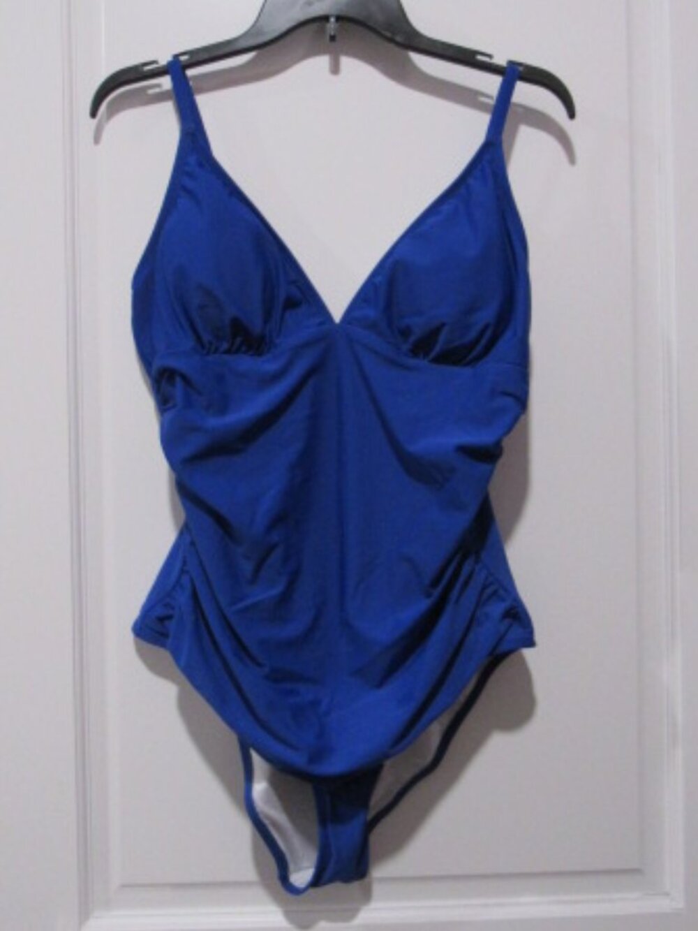 Cupshe One Piece Tummy Control Swimsuit Bathing Suit Royal Blue XL NWT